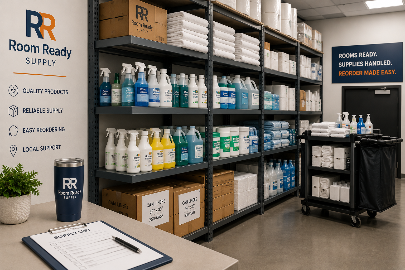 Room Ready Supply warehouse